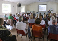 Micro-artist Graham Short entertains our September 2023 attendees.