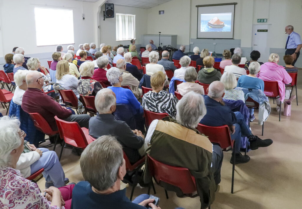 Colin Brown from the RNLI updates our members on training and rescues for the October 2023 audience.