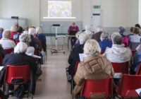 Gardener George Lockwood addresses our members at the March 2024 meeting.