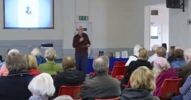 Antony Wood presenting to the Windsor u3a Monthly Meeting October 2024