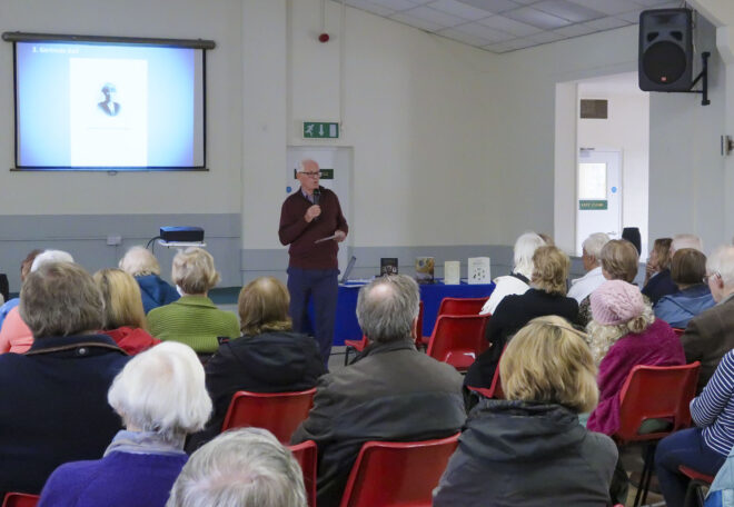 Antony Wood presenting to the Windsor u3a Monthly Meeting October 2024